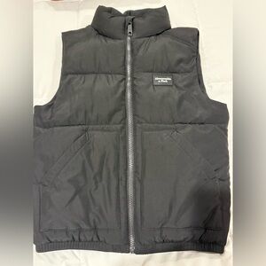 Abercrombie Kids Black Puffer Vest